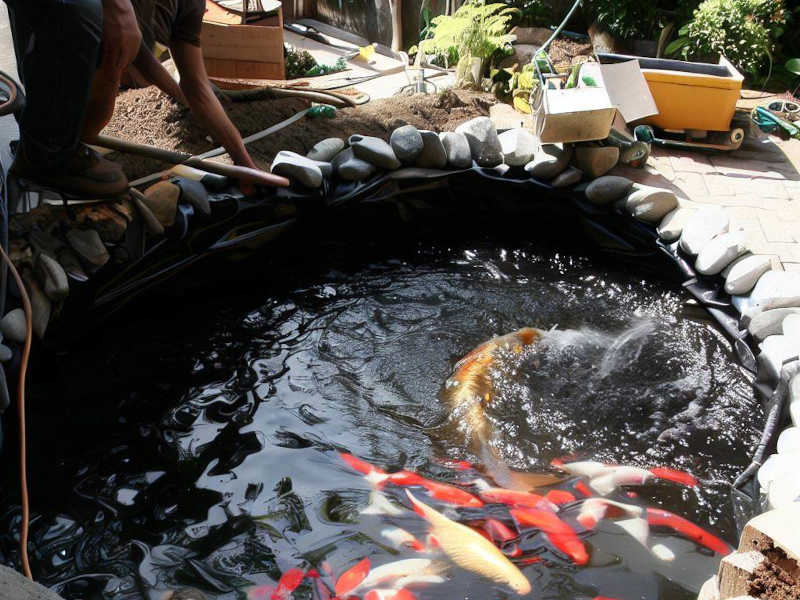 DIY Koi Pond